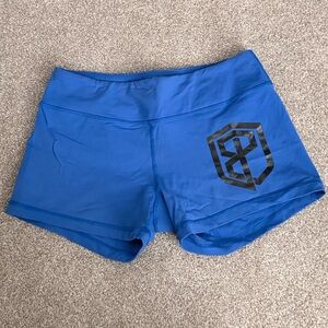Born Primitive Blue women’s medium CrossFit Athletic Shorts